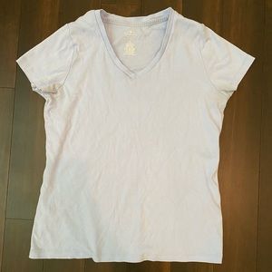 Light blue V neck Tshirt